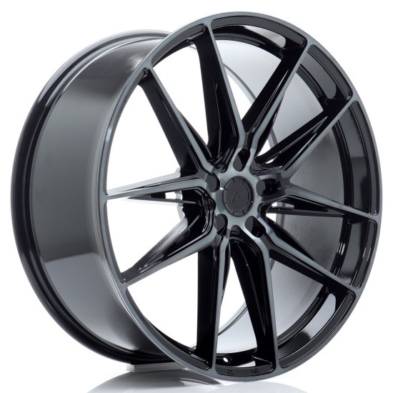 JR Wheels JR44 22x9 ET15-35 5H BLANK Black Machined w/ Tinted Face