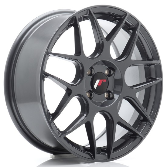 JR Wheels JR18 17x7 ET40 4x100 Hyper Gray