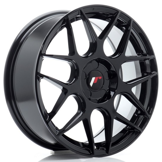 JR Wheels JR18 17x7 ET20-40 5H BLANK Gloss Black