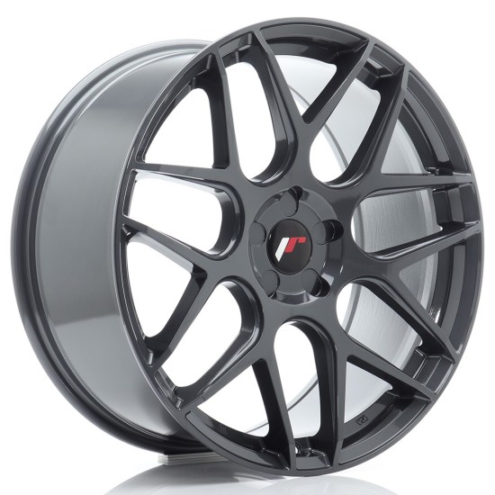 JR Wheels JR18 20x9 ET20-40 5H BLANK Hyper Gray