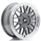 JR Wheels JR23 16x7 ET20-45 4H BLANK Hyper Gray w/ Machined Lip