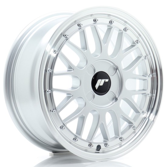 JR Wheels JR23 16x7 ET20-45 4H BLANK Hyper Silver w/ Machined Lip