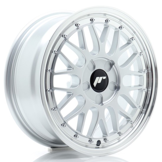 JR Wheels JR23 16x7 ET20-45 5H BLANK Hyper Silver w/ Machined Lip