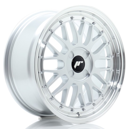 JR Wheels JR23 17x7,5 ET20-40 4H BLANK Hyper Silver w/ Machined Lip