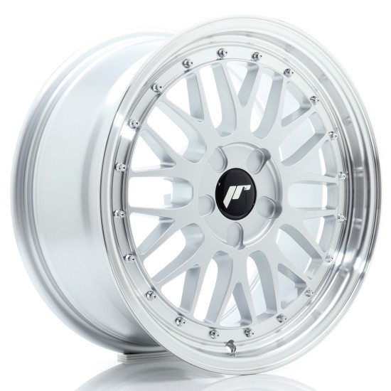 JR Wheels JR23 17x7,5 ET20-40 5H BLANK Hyper Silver w/ Machined Lip