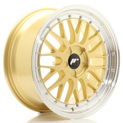 JR Wheels JR23 18x8 ET20-42 5H BLANK Gold w/ Machined Lip