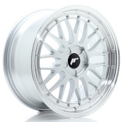 JR Wheels JR23 18x8 ET20-42 5H BLANK Hyper Silver w/ Machined Lip