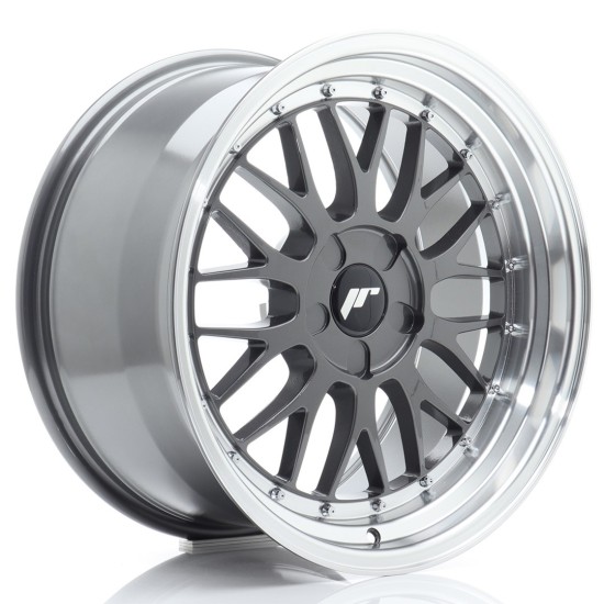 JR Wheels JR23 18x9,5 ET20-48 5H BLANK Hyper Gray w/ Machined Lip