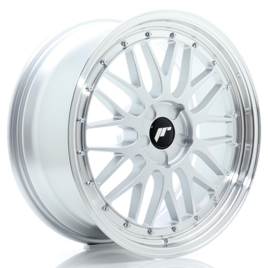 JR Wheels JR23 19x8 ET20-40 5H BLANK Hyper Silver w/ Machined Lip