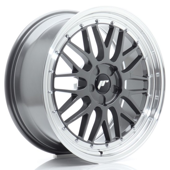 JR Wheels JR23 19x8,5 ET20-45 5H BLANK Hyper Gray w/ Machined Lip