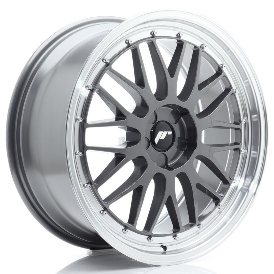 JR Wheels JR23 20x8,5 ET20-45 5H BLANK Hyper Gray w/ Machined Lip