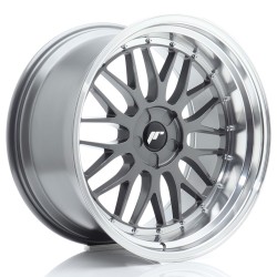 JR Wheels JR23 20x10,5 ET15-25 5H BLANK Hyper Gray w/ Machined Lip