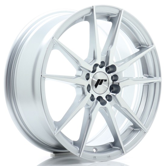 JR Wheels JR21 17x7 ET40 5x108/112 Silver Machined Face