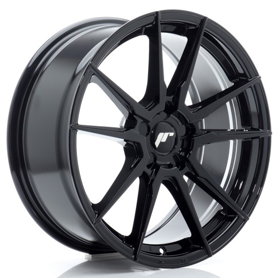 JR Wheels JR21 18x8 ET37 5x100 Gloss Black