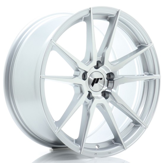 JR Wheels JR21 18x8,5 ET45 5x112 Silver Machined Face