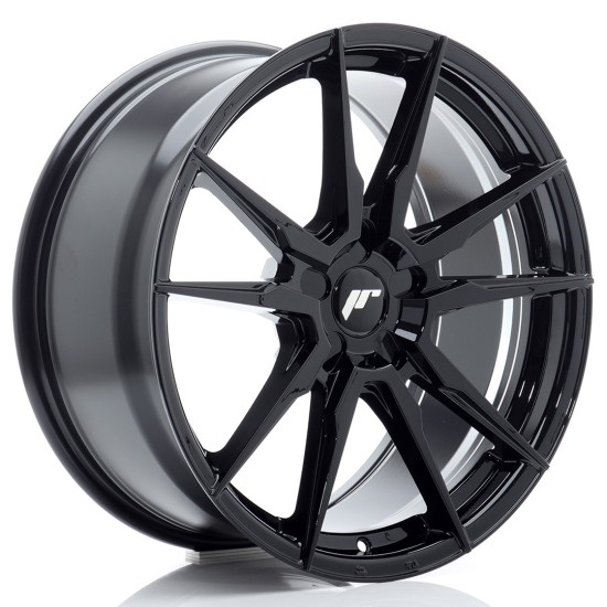 JR Wheels JR21 19x8 ET20-40 5H BLANK Gloss Black