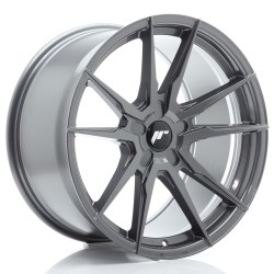 JR Wheels JR21 19x10 ET20-51 5H BLANK Hyper Gray