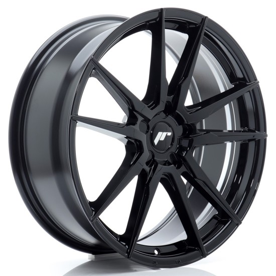 JR Wheels JR21 20x8 ET20-40 5H BLANK Gloss Black