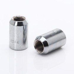 Set of SILVER imbus lug nuts 12x1,5 + Key