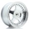 JR Wheels JR6 15x7 ET20-35 BLANK Silver Machined Face