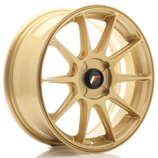 JR Wheels JR11 17x7 ET20-38 4H BLANK Gold