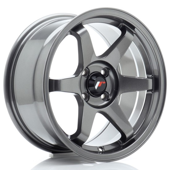 JR Wheels JR3 16x8 ET25 4x100 Gun Metal