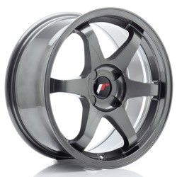 JR Wheels JR3 17x8 ET20-35 4H BLANK Gun Metal