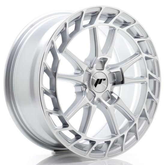 JR Wheels JR45 18x8 ET25-45 5H BLANK Silver Machined Face