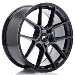 JR Wheels JR30 18x8 ET20-40 5H BLANK Black Machined w/ Tinted Face