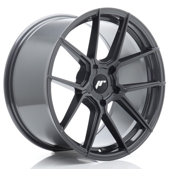 JR Wheels JR30 19x9 ET20-40 5H BLANK Hyper Gray