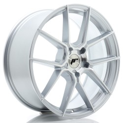 JR Wheels JR30 20x8 ET20-40 5H BLANK Silver Machined Face