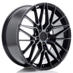 JR Wheels JR38 18x8 ET42 5x112 Black Machined w/ Tinted Face