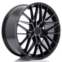 JR Wheels JR38 18x8 ET20-45 5H BLANK Black Machined w/ Tinted Face