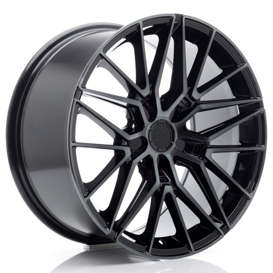 JR Wheels JR38 18x9 ET20-45 5H BLANK Black Machined w/ Tinted Face