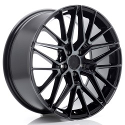 JR Wheels JR38 19x8 ET40 5x112 Black Machined w/ Tinted Face