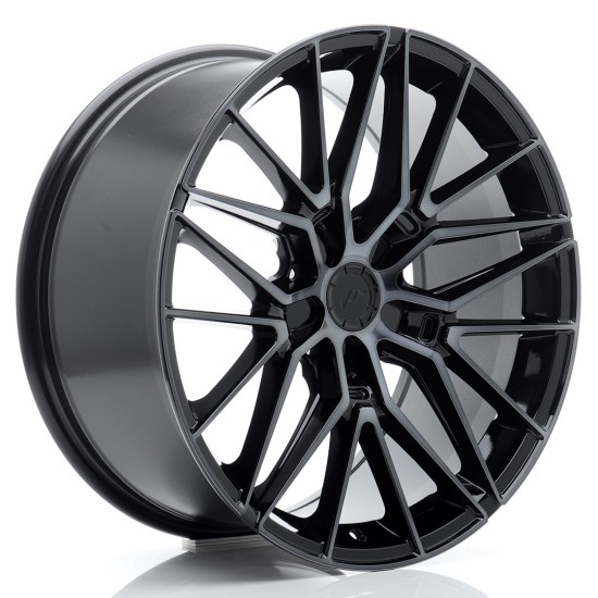 JR Wheels JR38 19x9 ET20-40 5H BLANK Black Machined w/ Tinted Face