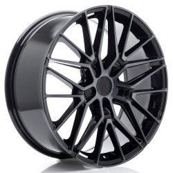 JR Wheels JR38 20x8 ET20-40 5H BLANK Black Machined w/ Tinted Face