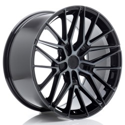 JR Wheels JR38 20x9 ET20-35 5H BLANK Black Machined w/ Tinted Face