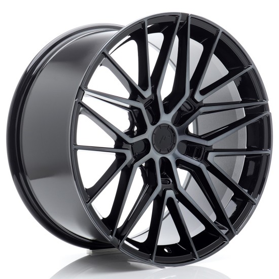 JR Wheels JR38 20x10 ET20-48 5H BLANK Black Machined w/ Tinted Face