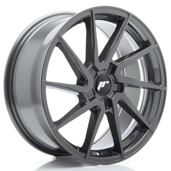 JR Wheels JR36 18x8 ET20-45 5H BLANK Hyper Gray