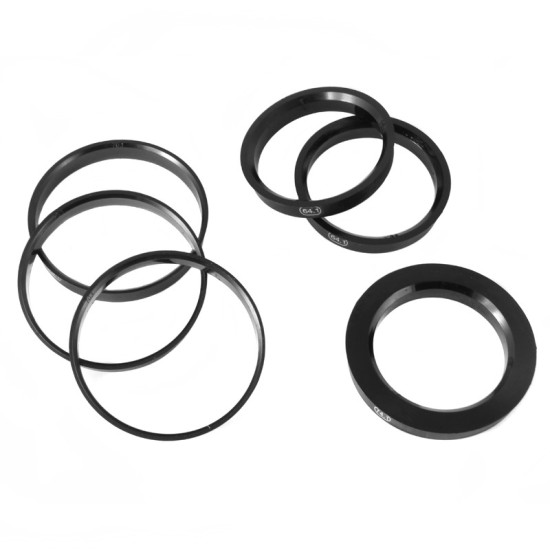 Set of 4 x Hub Rings 72,6-57,0