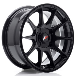 JR Wheels JR11 15x7 ET30 4H BLANK Gloss Black