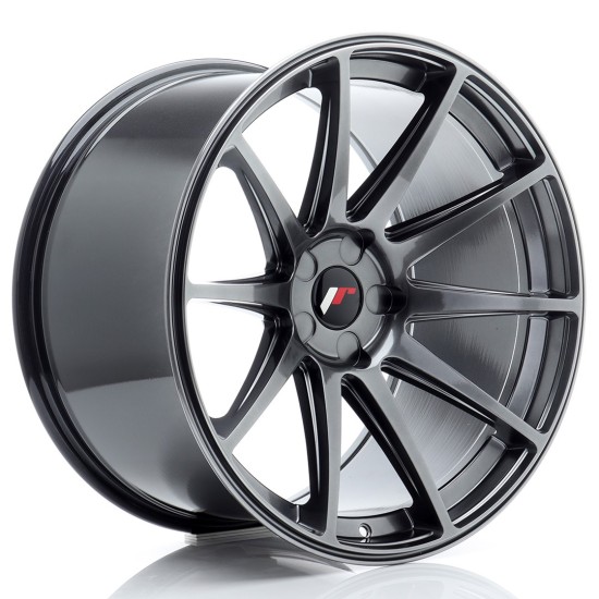 JR Wheels JR11 20x11 ET20-30 5H BLANK Hyper Black