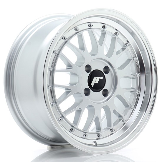 JR Wheels JR23 16x8 ET20 4x100 Hyper Silver w/ Machined Lip