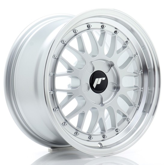 JR Wheels JR23 16x8 ET20-45 5H BLANK Hyper Silver w/ Machined Lip